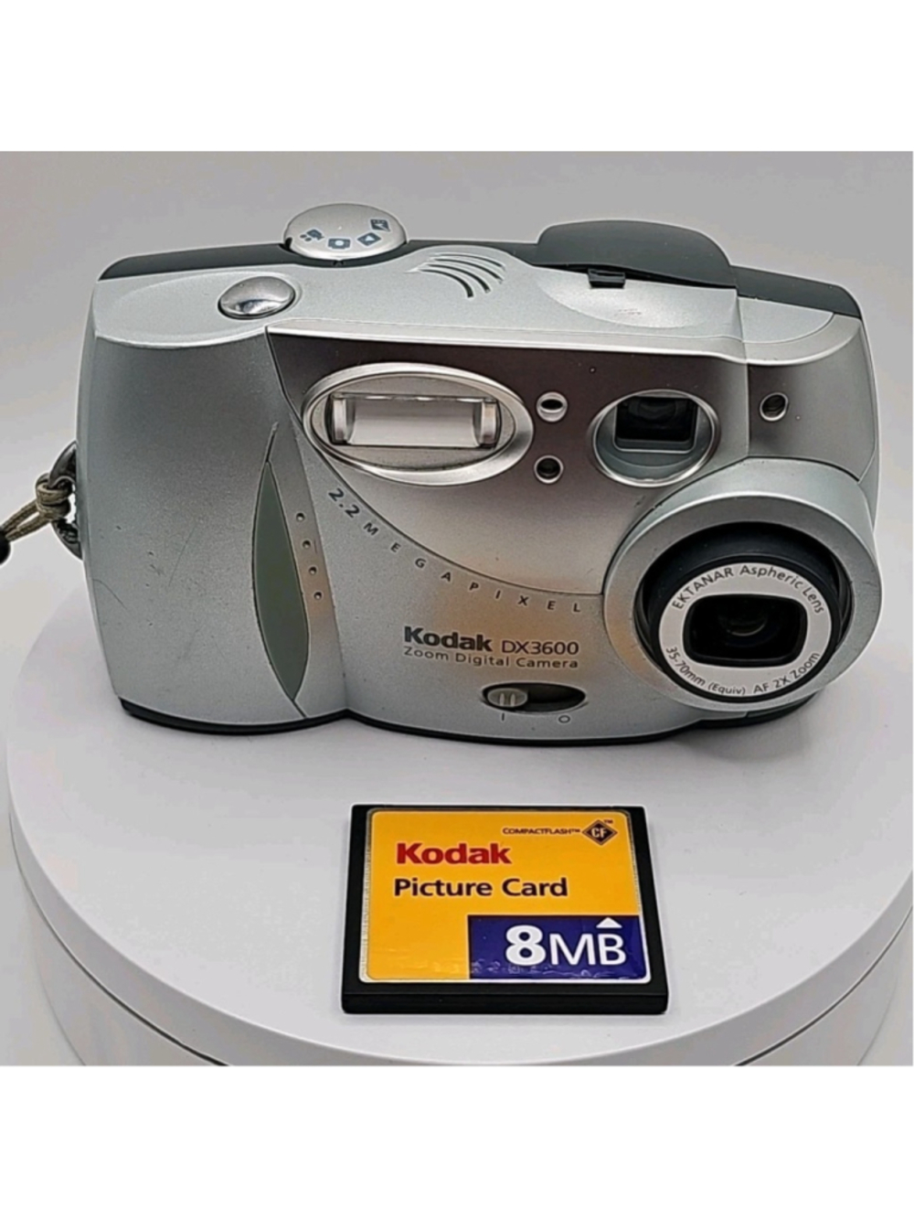 Kodak EasyShare DX3600 2.2MP Compact Digital Camera Silver Tested With CF Card